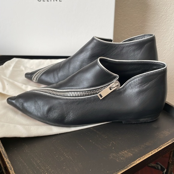 Celine Zip Low Bootie - Picture 6 of 12